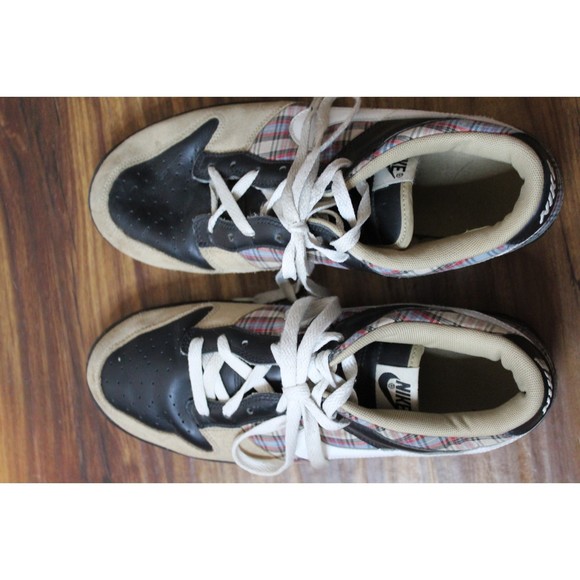 Nike Dunk Low CL Khaki & Black Plaid SB 304714-017 Size 10 main image 6